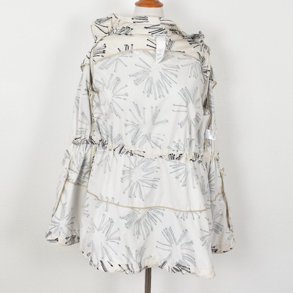 Akris Punto Matchstick Sunburst Print Windbreaker Jacket - 12 - Picture 10 of 11